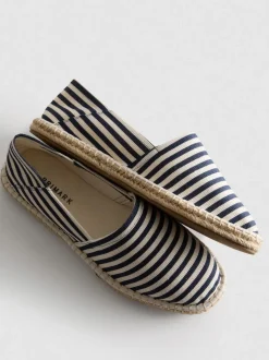 Alpargatas a rayas sin cordones