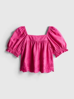 1,5-8 años | Blusa bordada con flores