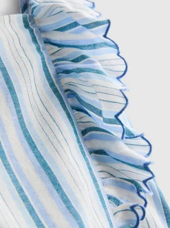 1,5-8 años | Blusa con escote cuadrado fruncido