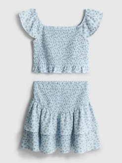 7-15 años | Blusa y falda de volantes