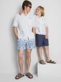 7-15 años | Camisa con bordado de peces