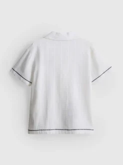 7-15 años | Camisa con bordado de peces