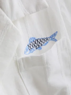 7-15 años | Camisa con bordado de peces