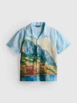 7-15 años | Camisa con estampado de paisaje
