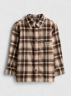 1,5-9 años | Camisa de manga larga a cuadros