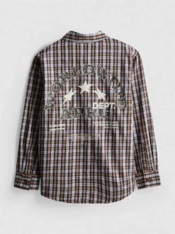 7-15 años | Camisa de manga larga estampada