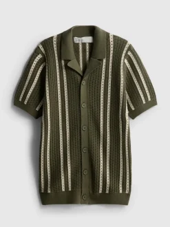 7-15 años | Camisa de punto a rayas