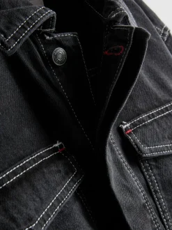9-15 años | Camisa vaquera con costuras en contraste
