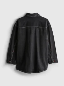 9-15 años | Camisa vaquera con costuras en contraste