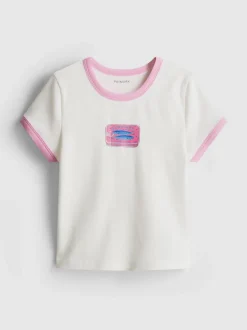 7-15 años | Camiseta con ribetes