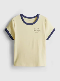 7-15 años | Camiseta con ribetes
