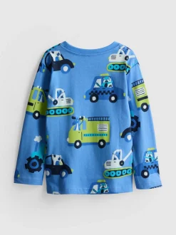 1,5-8 años | Camiseta de manga larga estampada