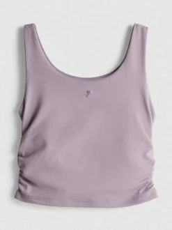 7-15 años | Camiseta deportiva fruncida sin mangas