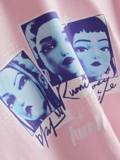 5-15 años | Camiseta 2 en 1 de Las guerreras K-Pop