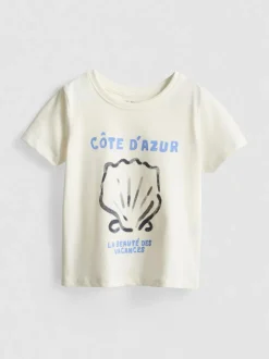 1,5-8 años | Camiseta estampada de algodón puro