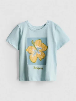 1,5-8 años | Camiseta estampada de algodón puro