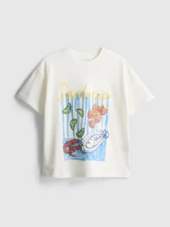 7-15 años | Camiseta extragrande estampada