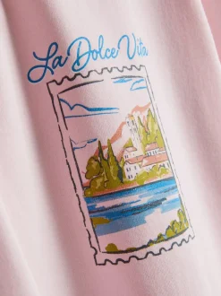 7-15 años | Camiseta extragrande estampada