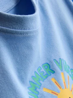 1-9 años | Camiseta gráfica de algodón puro