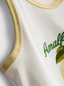 7-15 años | Camiseta sin mangas acanalada