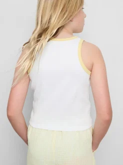 7-15 años | Camiseta sin mangas acanalada