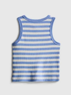 1,5-8 años | Camiseta sin mangas de canalé