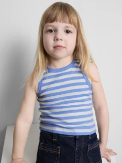 1,5-8 años | Camiseta sin mangas de canalé