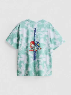7-15 años | Camiseta tie-dye de Sonic, el erizo
