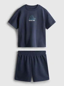1,5-8 años | Camiseta y pantalones cortos estampados