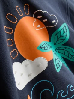 1,5-8 años | Camiseta y pantalones cortos estampados