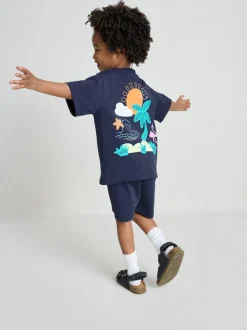 1,5-8 años | Camiseta y pantalones cortos estampados