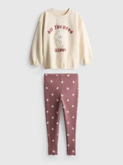 1-9 años | Conjunto de sudadera y leggings