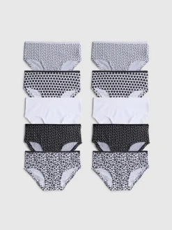1,5-15 años | Pack de 10 braguitas bajas estampadas