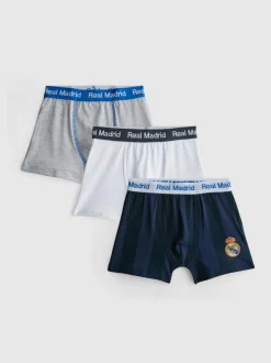 2-15 años | Pack de 3 calzoncillos del Real Madrid