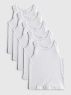 1,5-15 años | Pack de 5 camisetas sin mangas