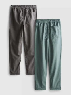 7-15 años | Pack de 2 joggers de sarga