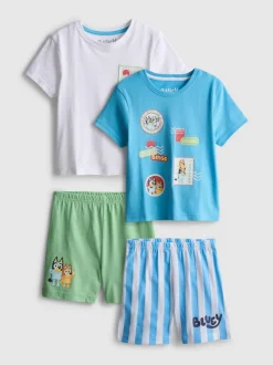 1,5-10 años | Pack de 2 pijamas cortos de Bluey