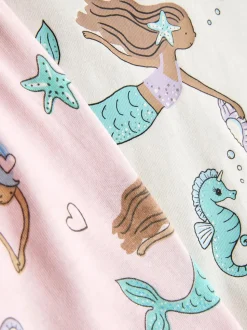 1,5-8 años | Pack de 2 pijamas cortos de sirenas