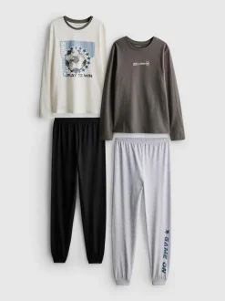 7-15 años | Pack de 2 pijamas de algodón puro