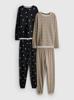 7-15 años | Pack de 2 pijamas de algodón puro