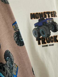 1-9 años | Pack de 2 pijamas de Monster Truck
