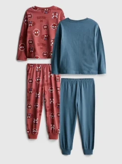 1-9 años | Pack de 2 pijamas de Spider-Man de Marvel