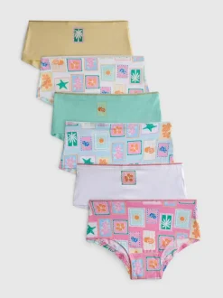 2-15 años | Pack de 6 slips a la cadera con postales