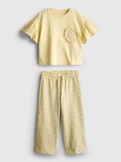 1,5-9 años | Pantalón y camiseta con volantes