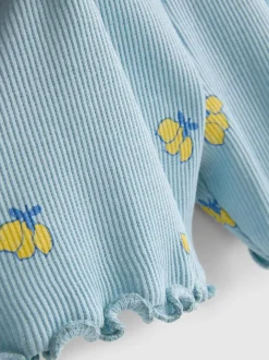 1,5-8 años | Pantalones cortos con ribete ondulado