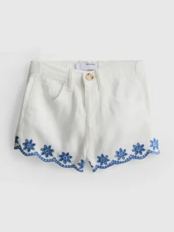 1,5-9 años | Pantalones cortos vaqueros bordados