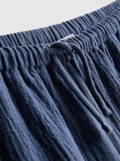 7-15 años | Pantalones texturizados fruncidos