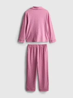 1-15 años | Pijama con camisa de lunares