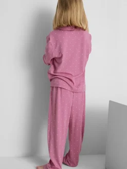 1-15 años | Pijama con camisa de lunares