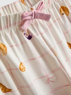 5-15 años | Pijama con camisa gráfica de desayuno